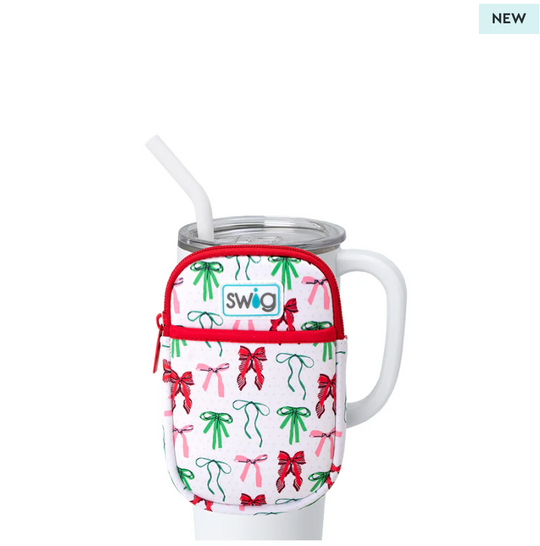 Swig Ribbons and Bows Mega Mug Pouch