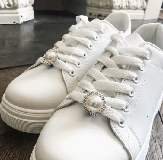 White Pearl Shoe Charm