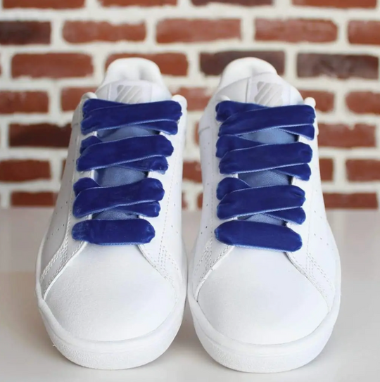 Blue Velvet Shoelaces