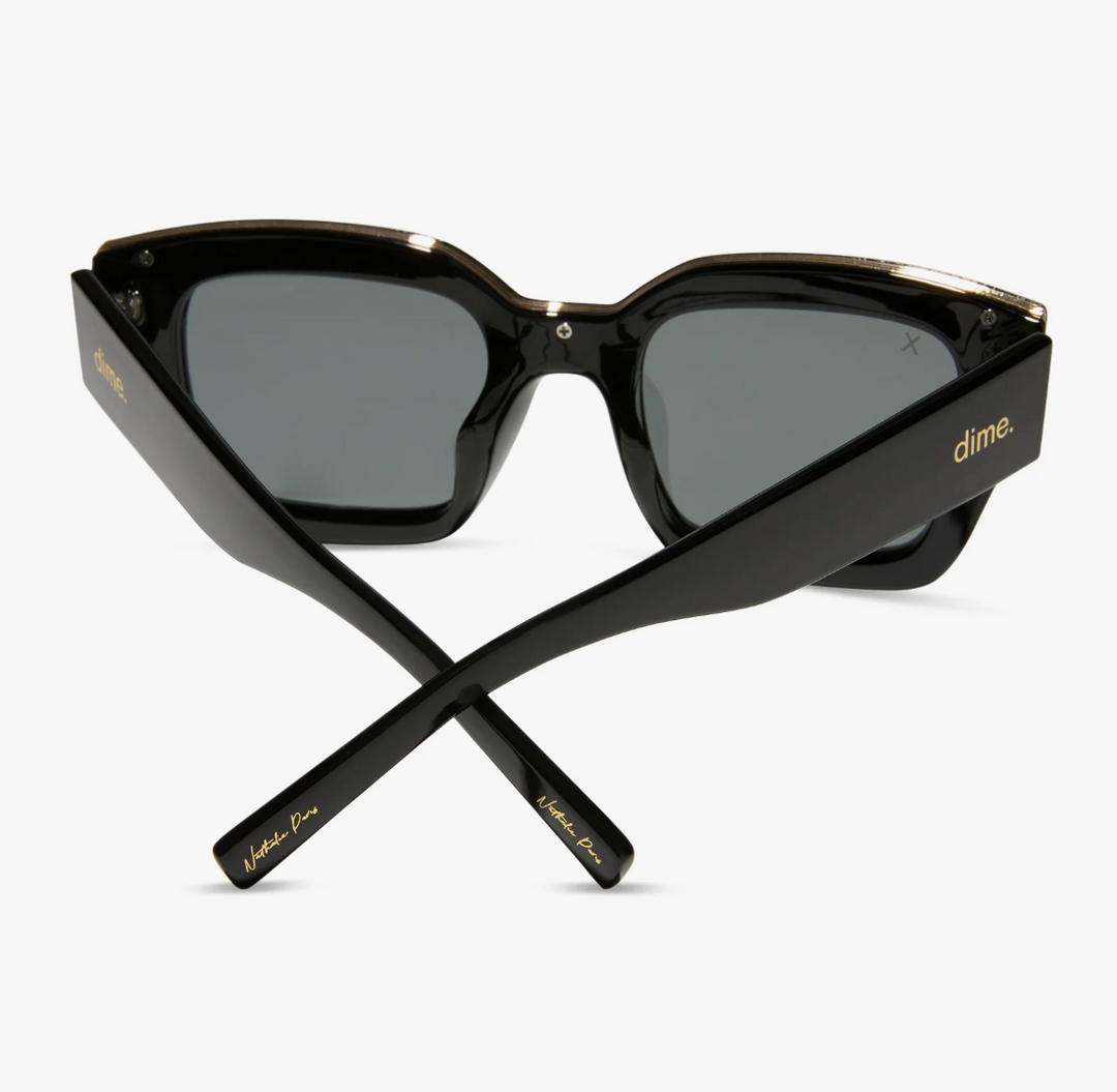 Dime Amore Black Polarized Sunglasses