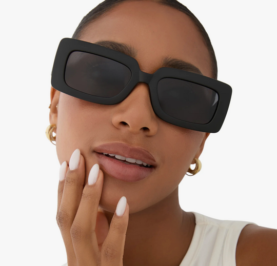 Dime Culver Matte Black Sunglasses