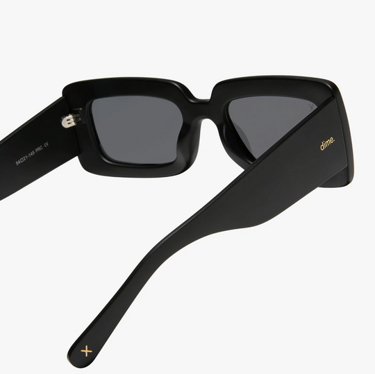 Dime Culver Matte Black Sunglasses