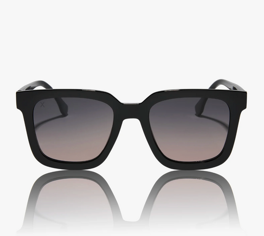 Dime Malibu Black Polarized Sunglasses