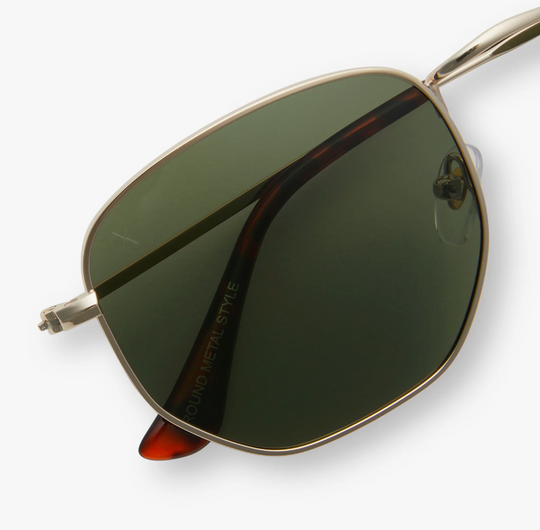 Dime Roxbury Gold Polarized Sunglasses