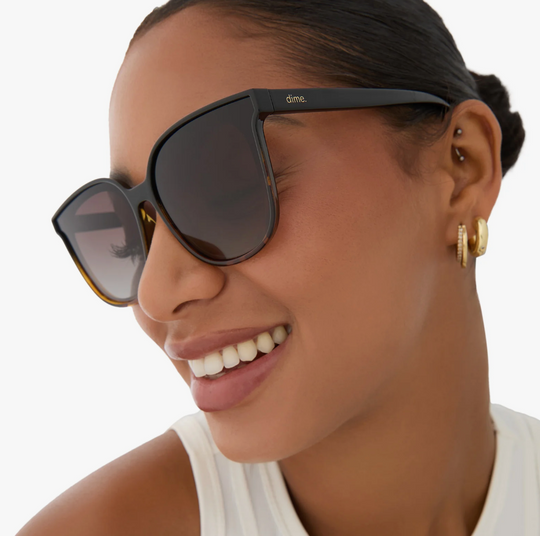 Dime Toluca Black Tortoise Sunglasses