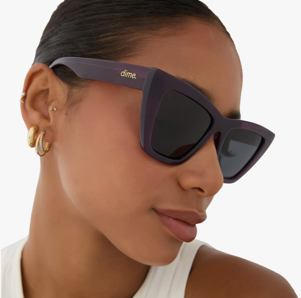 Dime Windsor Amethyst Purple Polarized Sunglasses