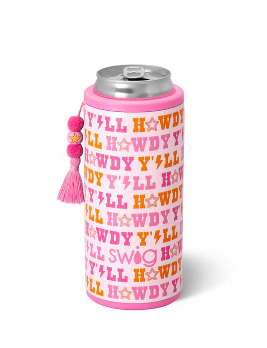 Swig Howdy Y'all Skinny Can Cooler 12oz