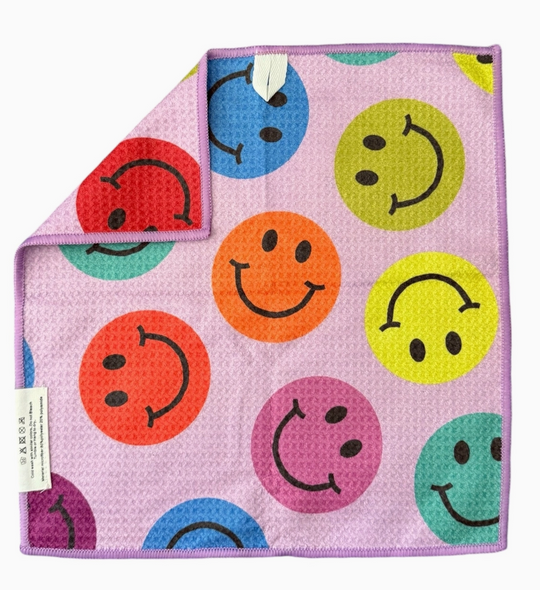 Happy Life Crae Double Sided Washcloth