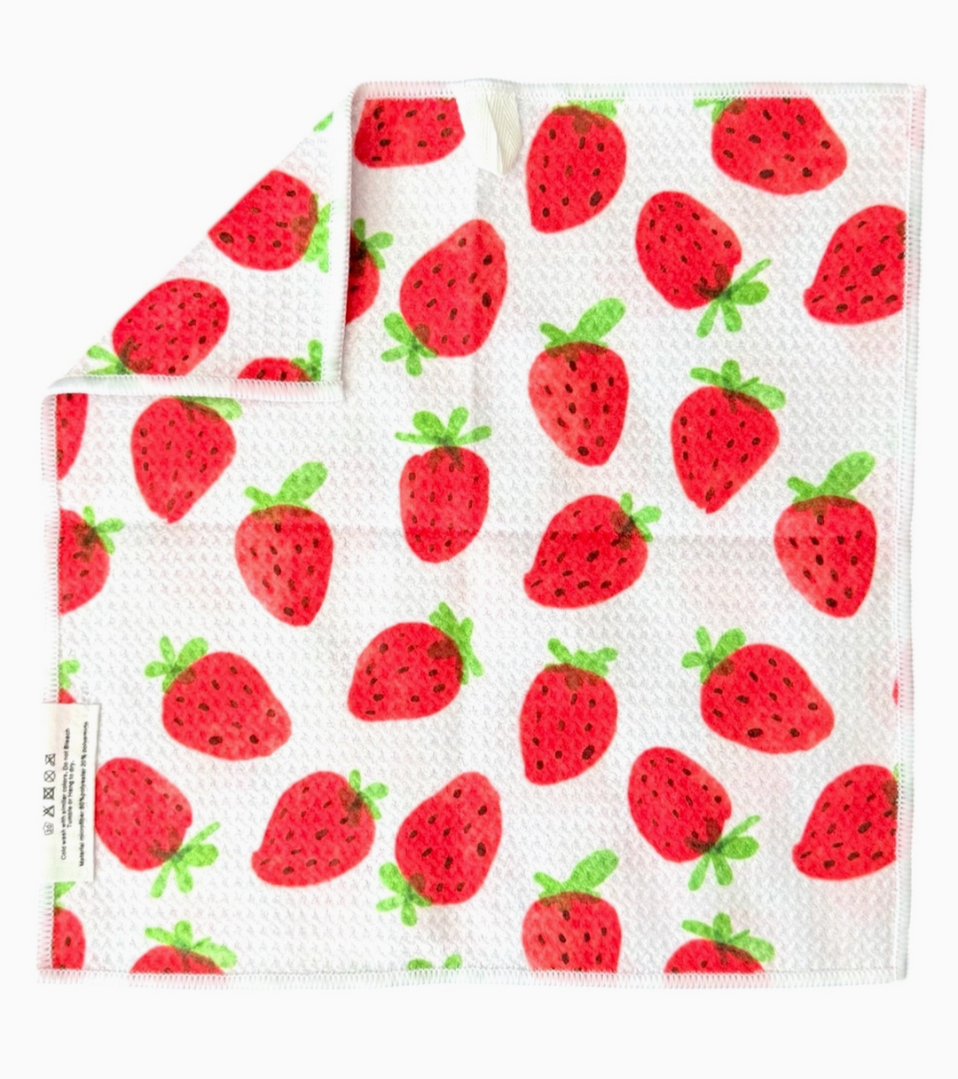 Strawberry Days Crae Double Sided Washcloth