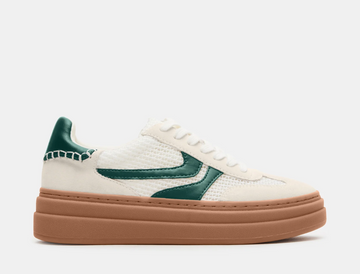 Steve Madden Dodge White/Green Sneaker