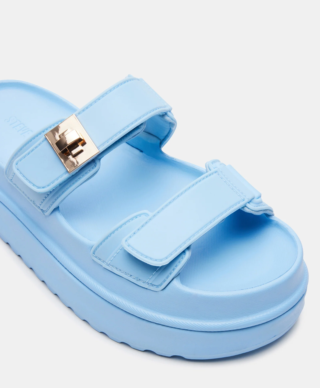 Steve Madden Bigschmona Light Blue Jelly Sandal