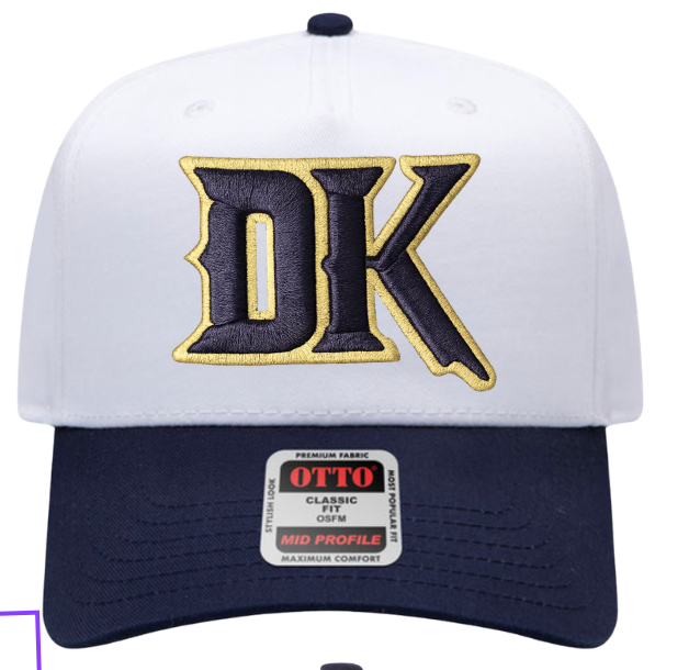 WHT/NAVY OTTO HAT DK