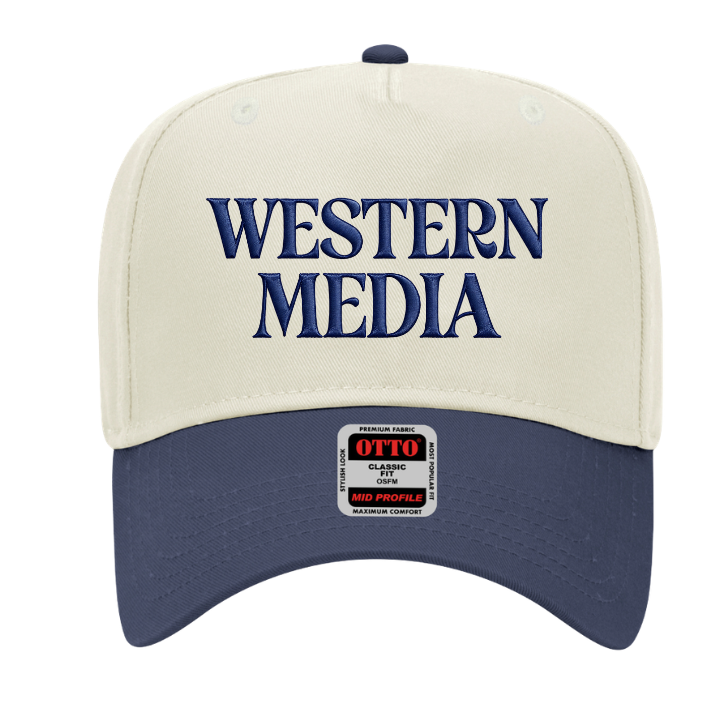 Western Media PUFF Otto Navy Custom Hats