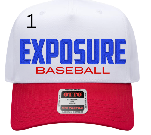 EXP BASEBALL RED/WHT OTTO HAT