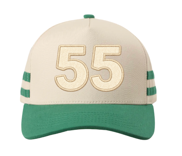 KB 55 GRN/MONO Custom Hat