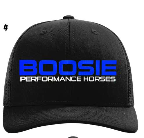 RICH112 BLK RY/WHT BOOSIE CUSTOM HAT