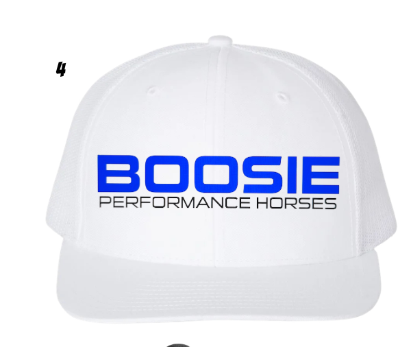 RICH112 WHT RYL/BLK BOOSIE CUSTOM HAT