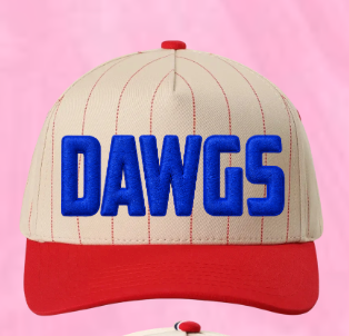 RED PINSTRIPE SD DAWGS CUSTOM