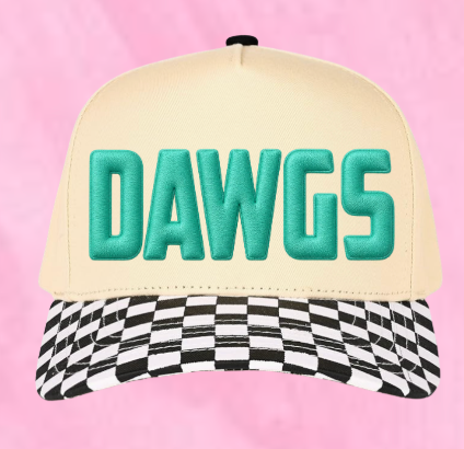 BLK CHK DAWGS SD CUSTOM