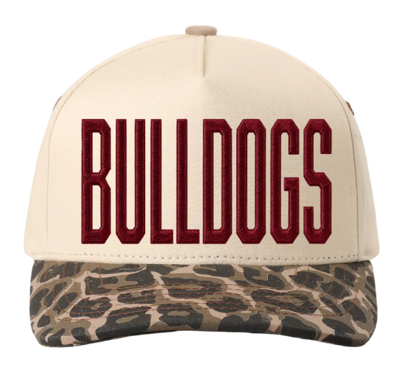 BULLDOGS PUFF CUSTOM HAT