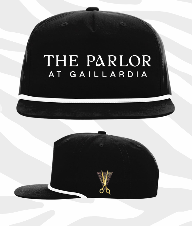 PARLOR RICH256 BLK/WHTR CUSTOM HAT