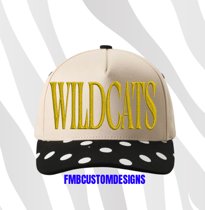 WILDCATS | BLK POLKA DOT