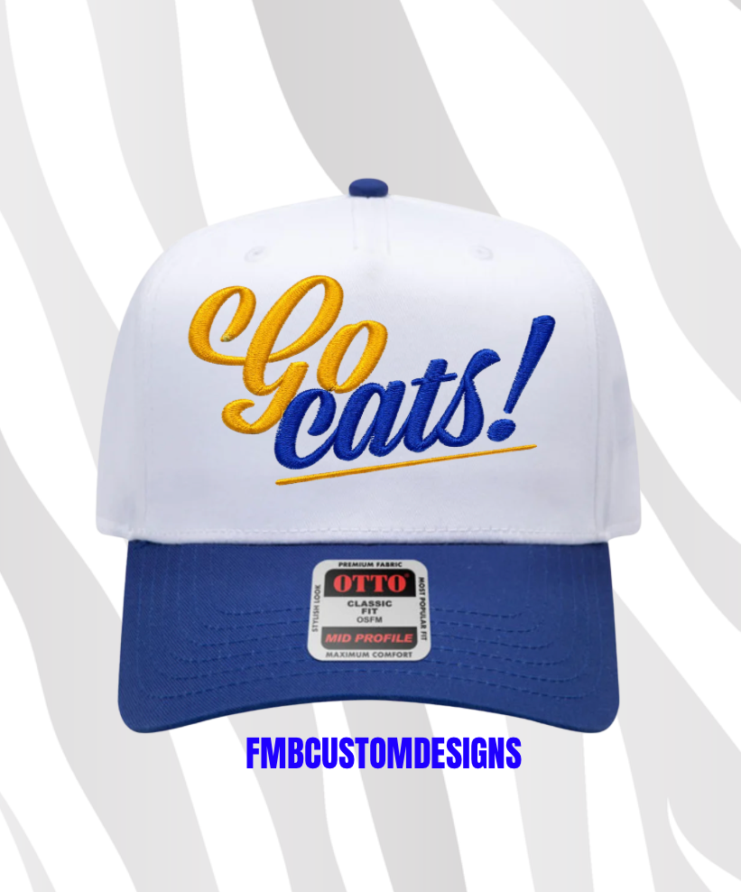 GO CATS | WHITE/ROYAL BLUE