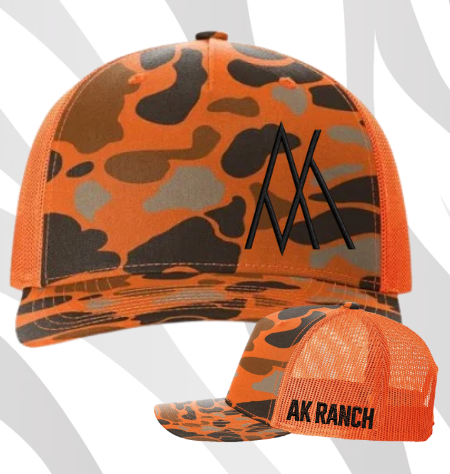 AK RICH112PFP BLZ/OR CUSTOM HAT