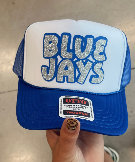 #15 Stacked BLUEJAYS Sparkle Hat