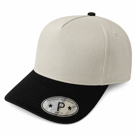 TCTAN-DZ-5 PANEL 2TONE SNAP BACK HATS DOZEN   (BEST SELLER): TAN/JADE