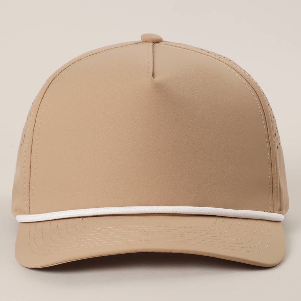 Solid Color 5 Panel Premium Materials Trucker Hat: WHITE/BLACK / One Size
