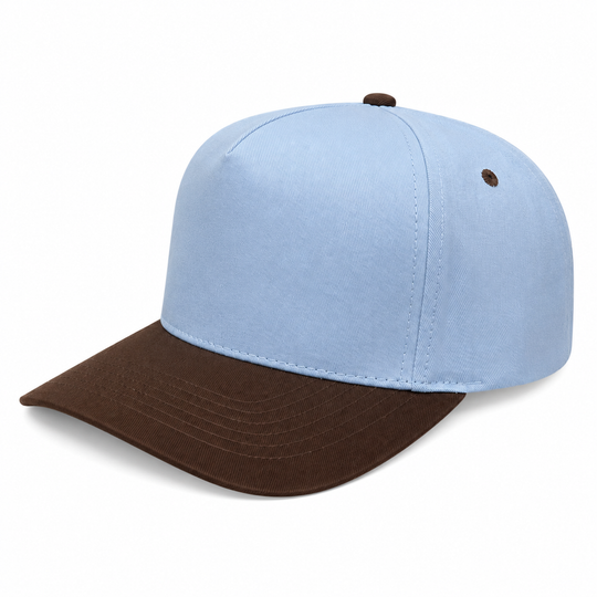TCTAN-DZ-5 PANEL 2TONE SNAP BACK HATS DOZEN   (BEST SELLER): TAN/JADE