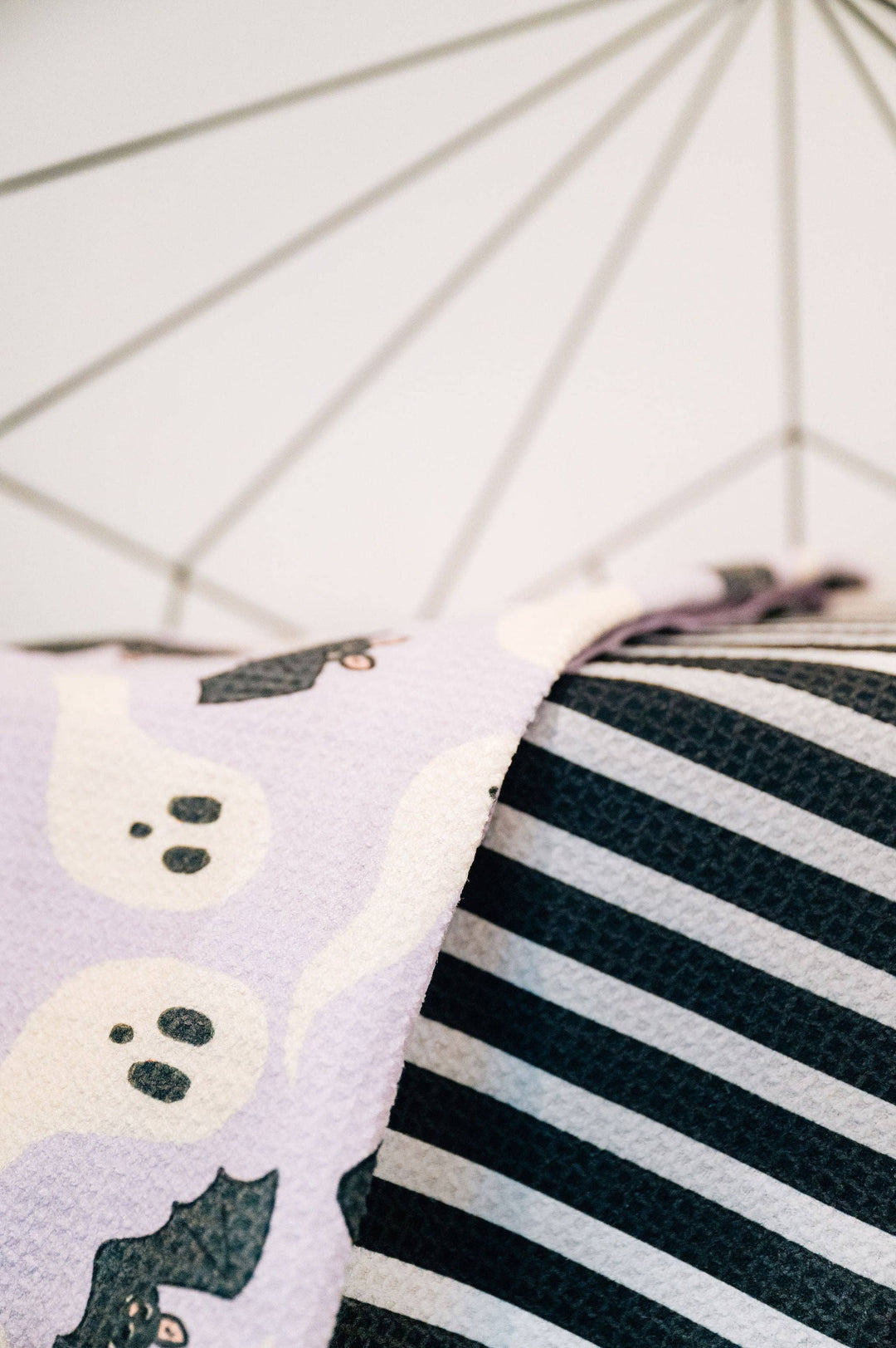 Black Licorice: Double-Sided Hand Towel: Black/White / 17x27 in / Hand Towel