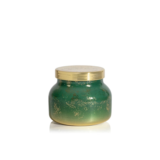 Capri BLUE Crystal Pine Glimmer Petite 8oz Candle