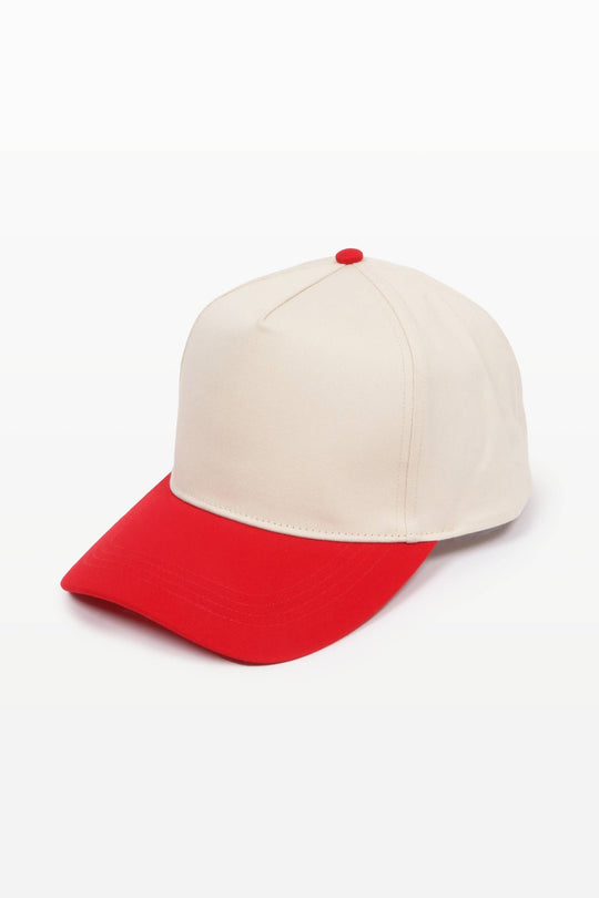 5 Panel Cotton Two-Tone Caps: Pink