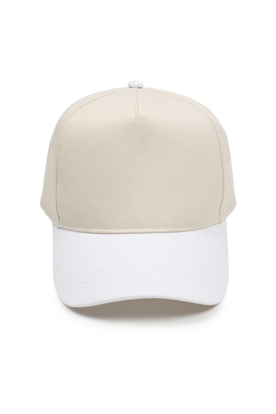 5 Panel Cotton Two-Tone Caps: Pink
