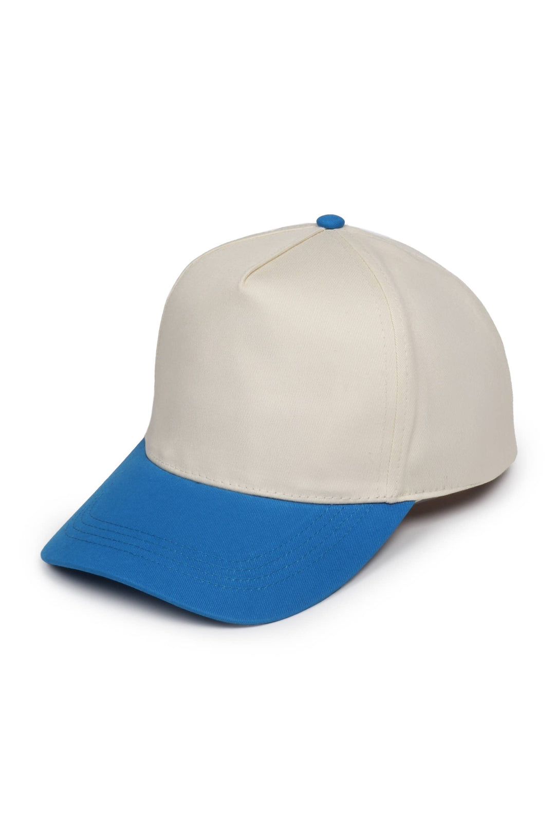 5 Panel Cotton Two-Tone Caps: Pink