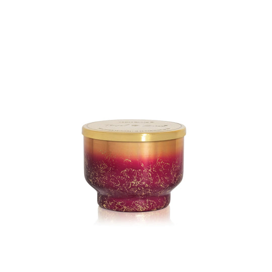 Capri BLUE Tinsel & Spice Glimmer Inverted Candle 10oz