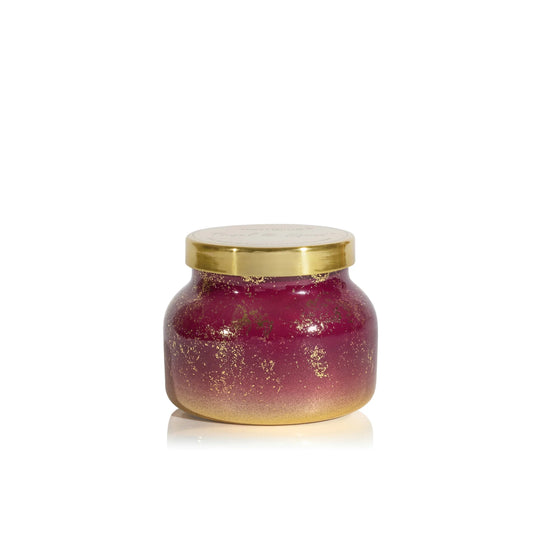 Capri BLUE Tinsel & Spice Glimmer Petite 8oz Candle
